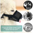 thumbnail image 2 of Adjustable Anti-Bark Dog Muzzle with Sticky Net Ring - 1 Piece, Fits Small, Medium Large Dogs, 2 of 5