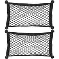 thumbnail image 1 of KAKOWELY 2pcs Mesh Storage Pockets Car Storage Net Bags Car Storage Netting Organizers,17.72"X9.84"X0.39", 1 of 5