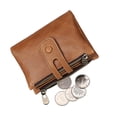 thumbnail image 3 of Red Contacts - Monedero de piel auténtica para mujer, con cremallera, 3 of 4