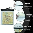 thumbnail image 5 of YUMQUA Clear Waterproof Dry Bag Pouch Marine for Phone Document Holder Kayaking Map Large, Black, 5 of 7