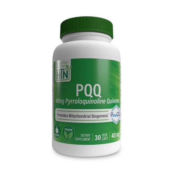 Health Thru Nutrition | PQQ, 40 MG, 30 Cápsulas, Suplemento para el Apoyo en el Cerebro