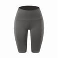 thumbnail image 4 of Biker Shorts for Women with Pockets Fitness Running Gym Shorts Workout High Waisted Shorts Slim Tummy Control Running Yoga Sports Active Pants, 4 of 5