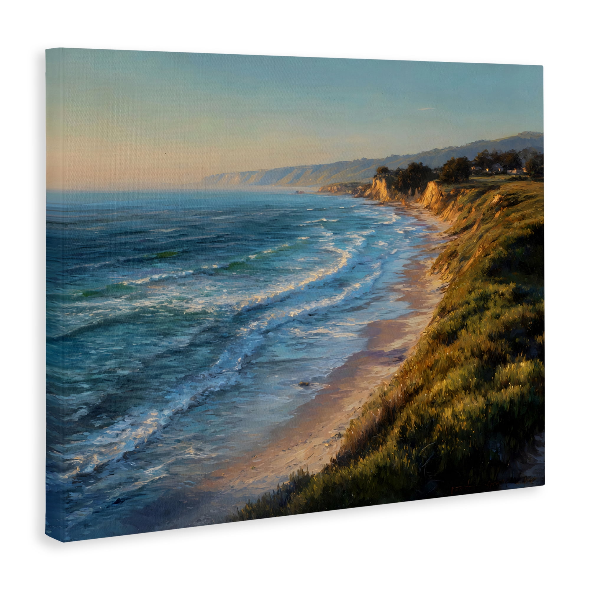Stupell Industries Rounded Coastline View Canvas Wall Art, design by Franklyn Gregory