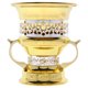 thumbnail image 1 of Quemador de incienso Mubkhara de carbón metálico con forma de copa Swiss Arabian Dorado pequeño 1 pieza Bakhoor, 1 of 1