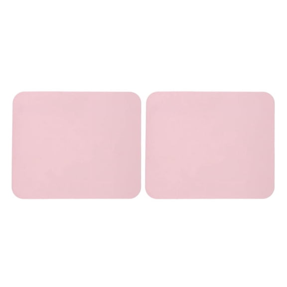 2X Mouse Mat Computer Mouse Silicone Gel Mouse Pad Ultra-Thin Laptop Computer, Pink,2 x Wrist Support Mouse Pad,pink