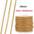 thumbnail image 1 of 2-Meter No Fade Stainless Steel Chains for Jewelry Making, 1 of 42