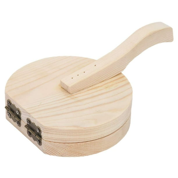 Prensa prensadora de piel para Dumpling de tortilla, máquina para hacer tortillas Manual, herramienta prensadora de tortillas de maíz de madera, prensa de masa, Tortillas, panqueques de azúc