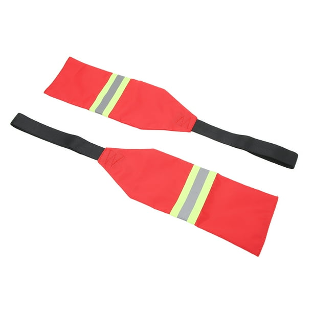 Bandera De Advertencia De Viaje De Kayak, 2 Piezas Bandera De Advertencia De Remolque De Kayak Plegable De Alta Dureza Para El Mar