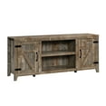 thumbnail image 4 of Sauder Rustic Cedar Farmhouse TV Stand with Storage for TVs up to 70", Rustic Cedar Finish, 4 of 12