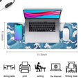 thumbnail image 5 of Blue Waves &nbsp;mouse Padswaterproofno Slip&nbsp;for Office Home Work GamingmousepadRubber Base Mousepad with Stitched Edges 31.5x11.8inches, 5 of 7