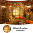 thumbnail image 4 of 10 x 8 ft Fall Thanksgiving Backdrop Autumn Pumpkin Harvest Window Photography Backdrops Maple Leaves Haystack Floral Party Decorations Background, 4 of 5