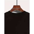 thumbnail image 4 of Camiseta de cuello redondo con estampado 3D para hombre, holgada, con estampado de letras OK, transpirable, informal, de poliéster, de manga corta, para verano y fin de semana., 4 of 5