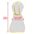 thumbnail image 3 of TopLLC Transparent Raincoat Yellow Dog Raincoat Spring And Summer Teddy Small Dog, 3 of 4