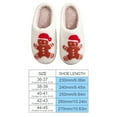 thumbnail image 2 of Zapatillas de piel esponjosa de hombre de jengibre zapatillas de felpa suave con punta cerrada para hombres y mujeres, 2 of 9
