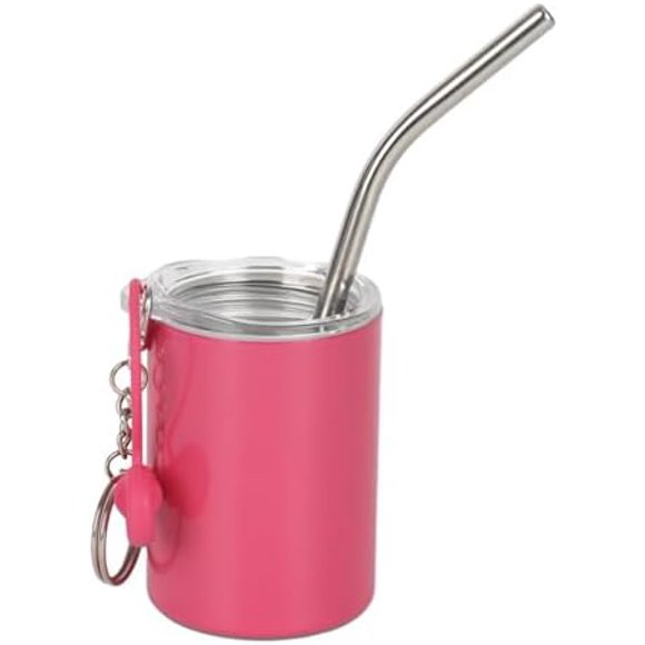 Mini Tumbler Shot Glass with Straw and Lid, 3 oz Shot Glass Funny Shot Glasses Colored Stainless Steel Sublimation Tumblers Cute Shot Glass Set for Wedding Birthday Party Whiskey Cocktail Bar E E