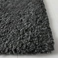 thumbnail image 4 of SAFAVIEH August Carlene Solid Plush Shag Area Rug, Charcoal, 3' x 3' Square, 4 of 8