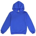 thumbnail image 2 of NAISIBABY Girls Hoodies Long Sleeve Solid Color Casual Soft Hooded Sweatshirts Blue Size 4 T, 2 of 5