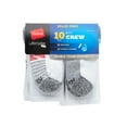 thumbnail image 3 of Hanes Ultimate Double Tough Boys' Crew Socks, 10-Pairs White M, 3 of 4