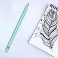 thumbnail image 4 of Lápiz Eternal sin tinta, 1 unidad, lápiz de escritura infinita para útiles escolares (verde claro), 4 of 6