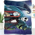 thumbnail image 1 of The Nightmare Before Christmas Blanket Unique Blanket Bedding Portable for Xmas/Birthday Blanket Gifts#04 (47x32inch/120x80cm）, 1 of 11