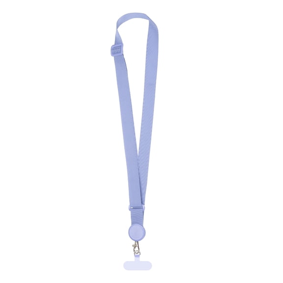 Uxcell Adjustable Phone Lanyard, 1 Pack Polyester Crossbody Phone Strap Universal Cellphone Lanyard with Patch Neck Strip for Most Smartphones, Purple