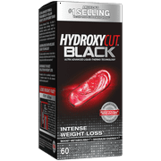 Black Weight Loss Supplements, Intense Weight Loss, Maximum Energy + Metabolism Boost, 60 Count