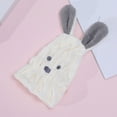 thumbnail image 6 of Wooowa Bunny Pattern Coral Fleece Soft Absorbent Towel, for Men Women Face Washing Bathing and Hair Drying, 6 of 6