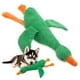 thumbnail image 1 of Juguetes para perros Unique Bargains para masticadores agresivos, juguetes de ganso para perros, juguetes de felpa con sonido crujiente, juguetes de masticar interactivos resistentes, color verde, 1 of 7