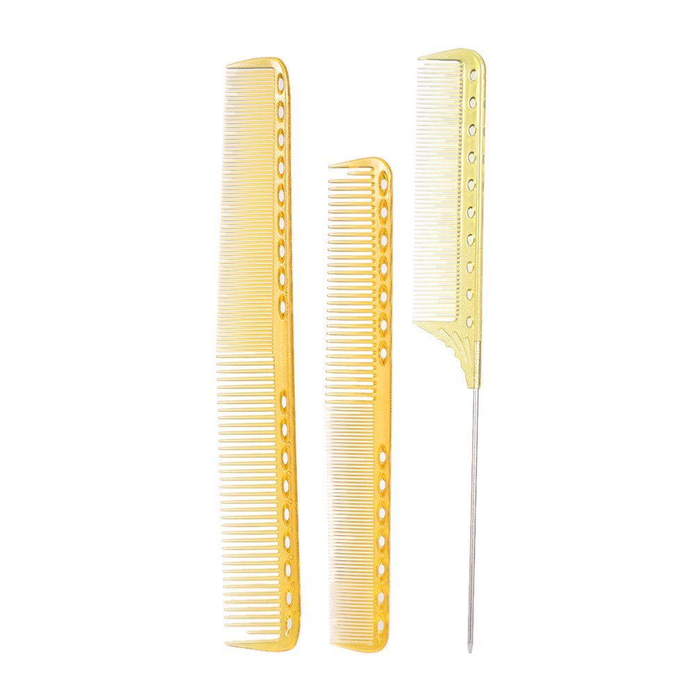 3Pcs Salon Hair Comb Hairdresser Cut Comb Kit Hair Cutting Comb