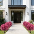 thumbnail image 6 of Aff*ordable！Outdoor Artificial Cedar Topiary Tree with Ground Insert Spike, Faux Evergreen Shrub for Front Yard Walkway, No Maintenance Potted Plant for Porch Home Decor, 6 of 6