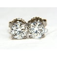 thumbnail image 2 of GIA 1.80CT NATURAL ROUND BRILLIANT DIAMOND STUD EARRINGS PLATINUM IDEAL, 2 of 9