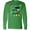 Kelly Green, variant on Inktastic 100 Days of School Colorful Stars Long Sleeve T-Shirt