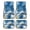 Blue Sea Turtle Pattern, variant on Pzuqiu Three Horses Car Floor Mats Set of 4, Automotive Floor Mats Knitted Fabric Anti-slip All Weather Compatible with SUV Truck Trucks