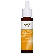 No7 Radiance+ 15% Vitamin C Serum for Brightening Dull Skin and Improving Uneven Skin Tone, 0.84 oz