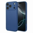thumbnail image 1 of PANDACO Soft Shell Matte Navy Case for iPhone 17 Pro, 1 of 2