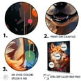 thumbnail image 3 of Designart "Pop Art Spirit Of Shiba Inu III" Animals Dog Floater Framed Canvas Prints, 3 of 5