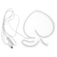 thumbnail image 1 of 1pc Peach Fruit Series Neon Night Light Peach Neon Light Light White, 1 of 8