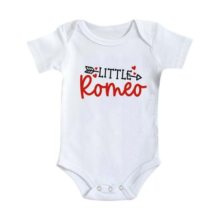 

Boys Girls Short Sleeve Valentine s Day Letter Print Romper Bodysuit For Children Clothes Going Home Outfit Baby Girl Onesies 0-3 Months Girl 12-18 Month Boy Clothes