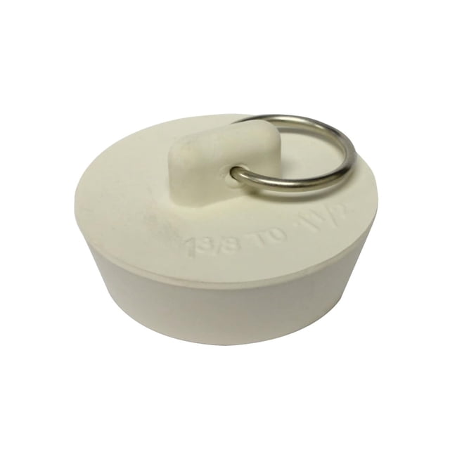 Tapa de inodoro Plumb Pak PP820-39 Duo Fit, goma blanca