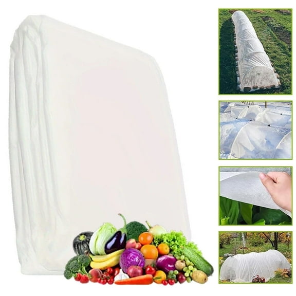 XMZHOU Winter Non-Woven Plant Cover, Reusable Tailorable Frost Cloth Plant Blanket For Frost Protection and Terrible Weather Resistant, Large Size Vegetable, Fruit, And Plant Freeze Protection Cover