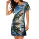 thumbnail image 2 of Disketp Largemouth Bass Jumping Out of The Water para Camisón Corto de Manga Corta para Mujeres, Camisón Cómodo con Escote Redondo, Bonito y Confortable, 2 of 6