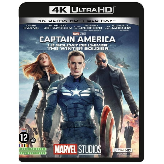 Captain America 2 : Le soldat de l'hiver (4K Ultra HD) Chris Evans Samuel L. Jackson Joe Russo
