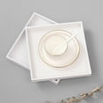thumbnail image 4 of 2PCS Wooden Multifunctional Storage Box White Square Desktop Storage Container for Home Living Room Bedroom, 4 of 8