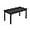 Black, variant on Dycanpo Outdoor Coffee Table Rectangle, HDPS Patio Table for Outside, 17.7" x 35" x 17.7", Black