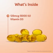 Jarrow Formulas Vitamin D3 5000 100 Softgel