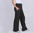 thumbnail image 6 of Women's Pants, High Waist Baggy Wide Leg Yoga Sweatpants, Lightweight Comfy Casual Daily Bottoms With Pockets, 6 of 6