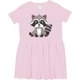 thumbnail image 3 of Inktastic Cute Baby Raccoon Girls Toddler Dress, 3 of 5