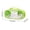Clear-Green, variant on WWC Triangle Pencil Case, Large Capacity Silicone Foldable Standing Pencil Pouch, Portable Vertical Desk Organizer for School Office Makeup, Purple