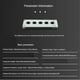 thumbnail image 2 of Silent Silicone Bluetooth Custom Programming Macro Keyboard 5-Keys Macropad Copy Paste USB Keypad,Bluetooth+USB+Wireless, 2 of 5