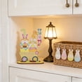 thumbnail image 6 of AURIGATE Easter Gnome Wooden Tabletop Decor 5.51x7.09in Wood, Spring Holiday Tiered Tray Ornament for Home Table Easter Party Festival Decoration, 6 of 6